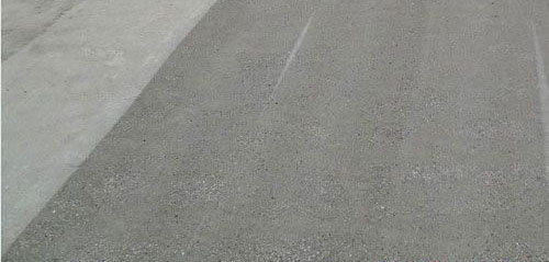 道路施工效果对比图