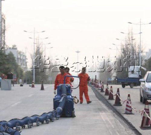 路面抛丸机地面标线清理