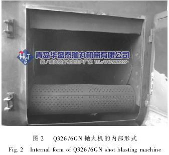 图2 Q326/6GN 抛丸机的内部形式
