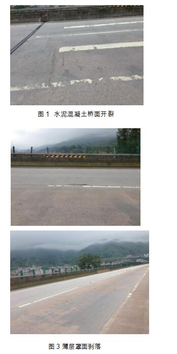 图 3 薄层罩面剥落