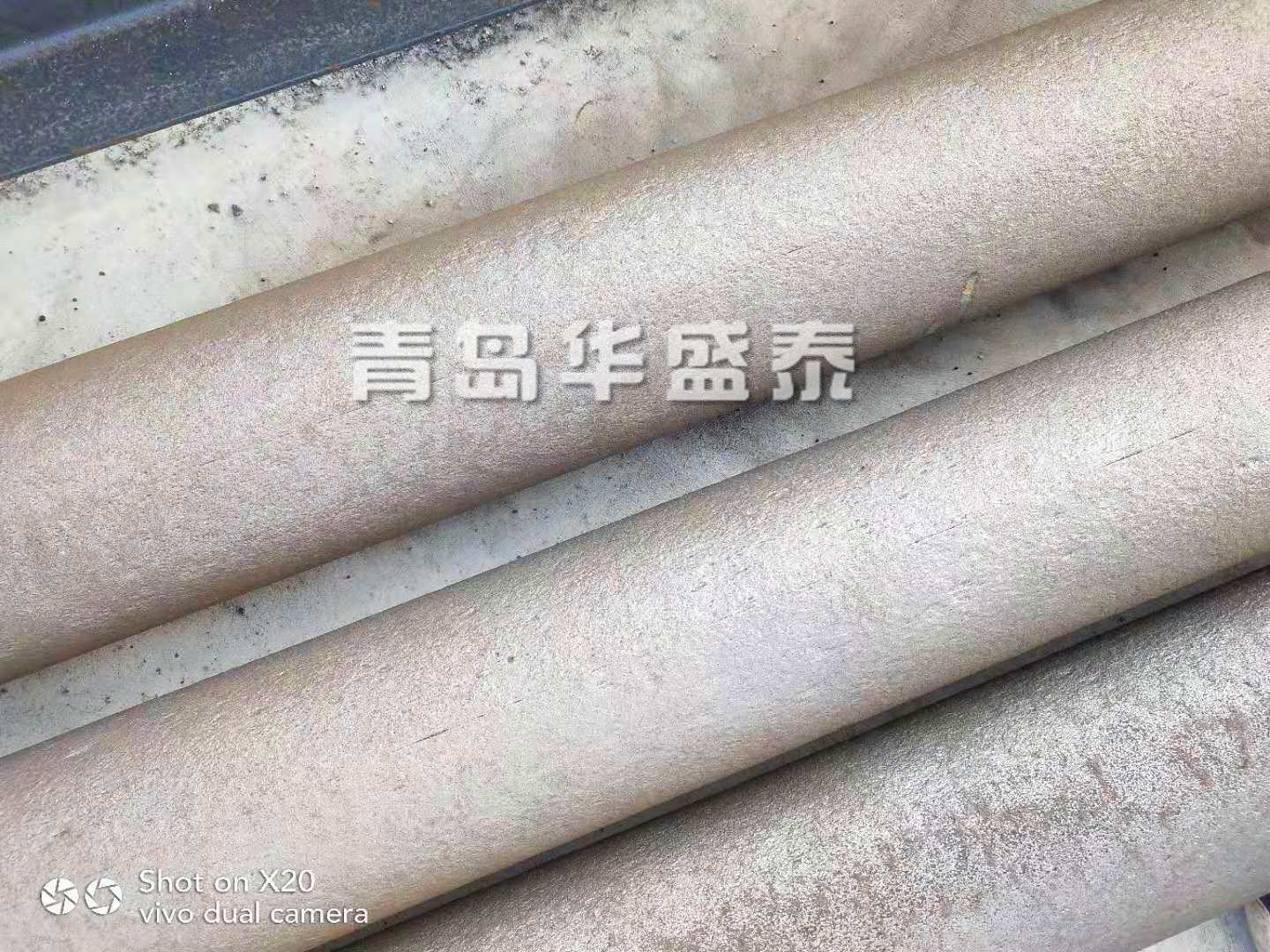 鄂尔多斯6915钢管除锈抛丸机调试完毕