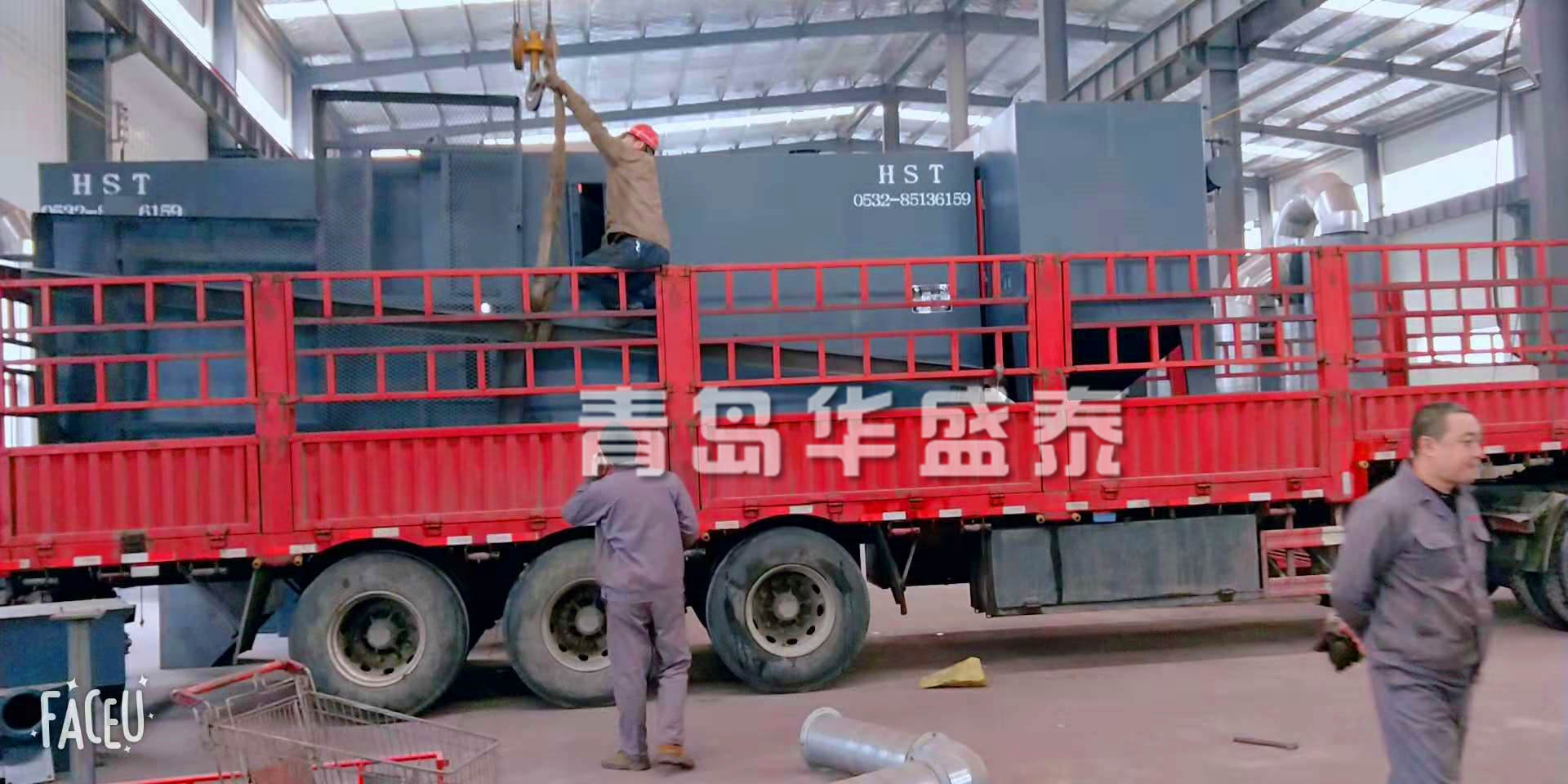 轨道通过式6910发往山东烟台