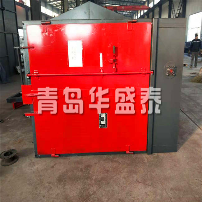 出口Q376双吊钩式抛丸机发往越南