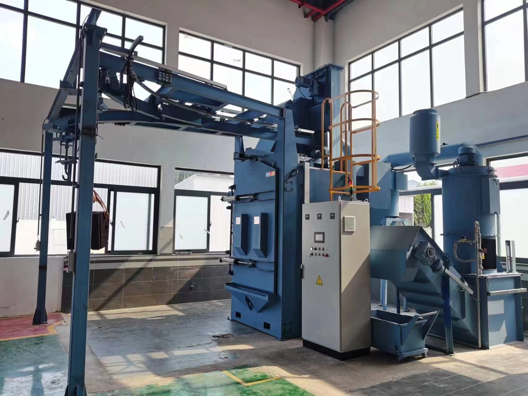 棒材抛丸机_抛丸机器_轧辊抛丸机