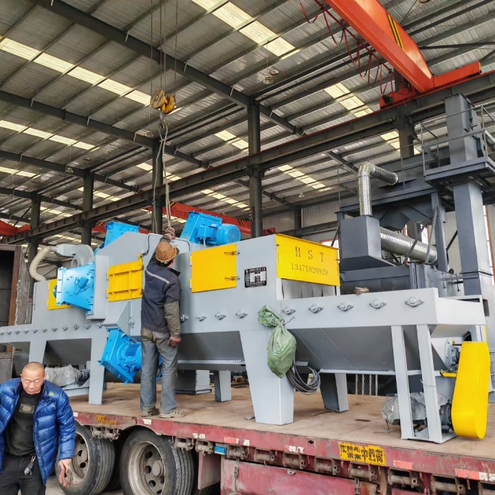 除锈金属砂机打压铸件图片_金属压铸打砂除锈机_砂轮除锈机