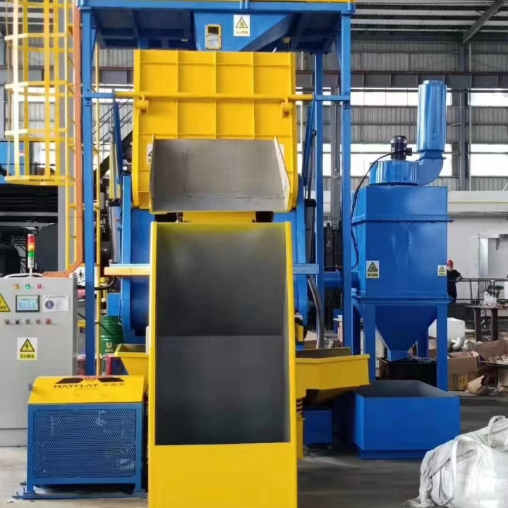 工程机械抛丸除锈机_抛丸除锈机工作视频_除锈抛丸机工作原理