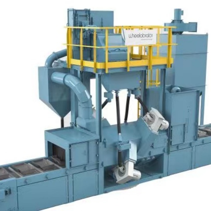 砂轮除锈机_型钢除锈砂机结构打孔图片_重型钢结构打砂除锈机