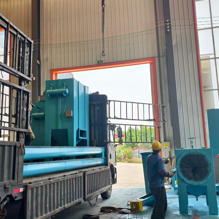 抛丸机焊接_铆焊件抛丸打砂机_抛丸机砂丸