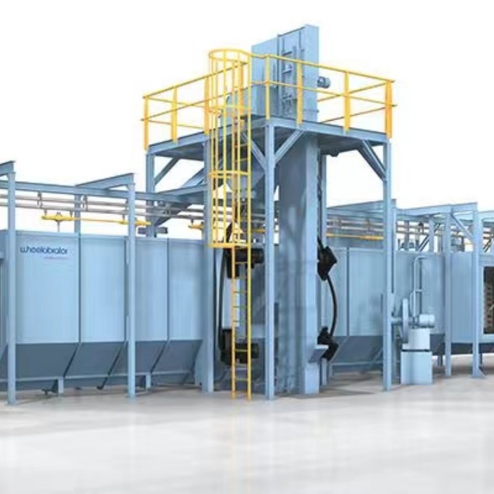 打砂机_打砂机英文_转台式打砂清理机