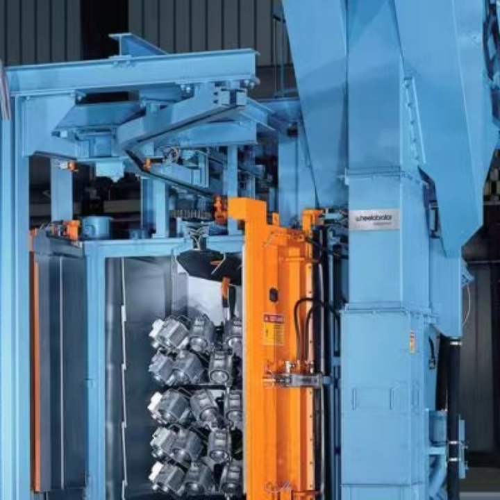 悬链式抛丸机能做到不漏丸吗_悬链式流水线抛丸机_悬链连续式抛丸打砂机