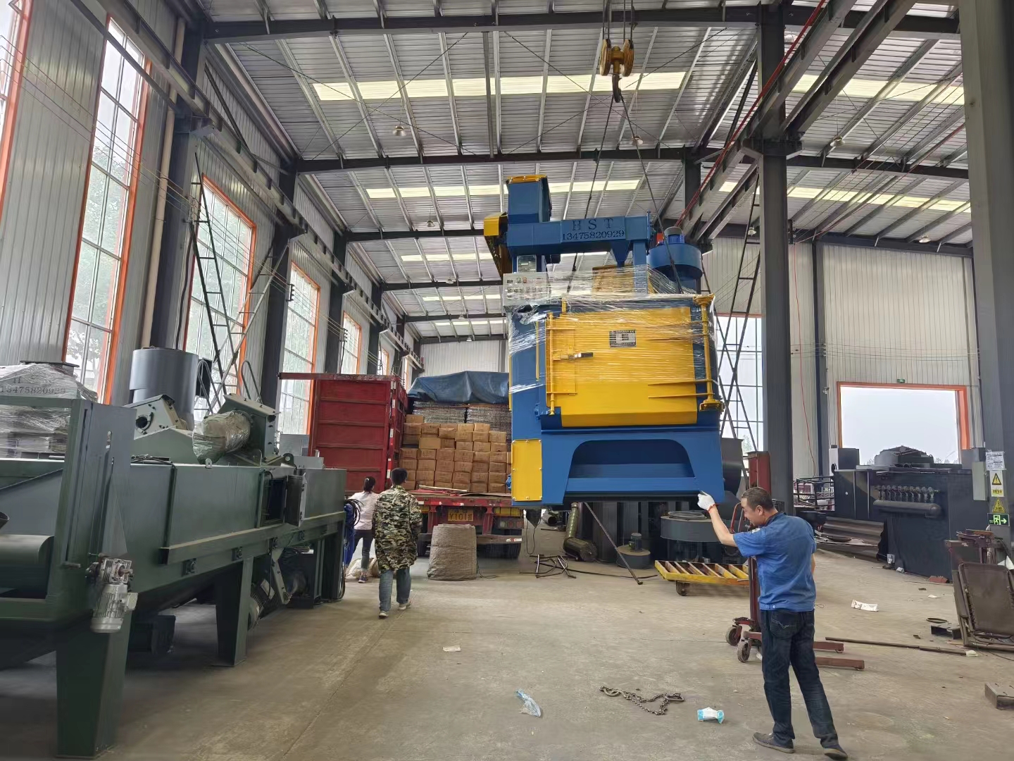 抛丸机钢砂多少钱一吨_螺纹钢抛丸打砂机_螺纹钢抛丸砂机打磨方法