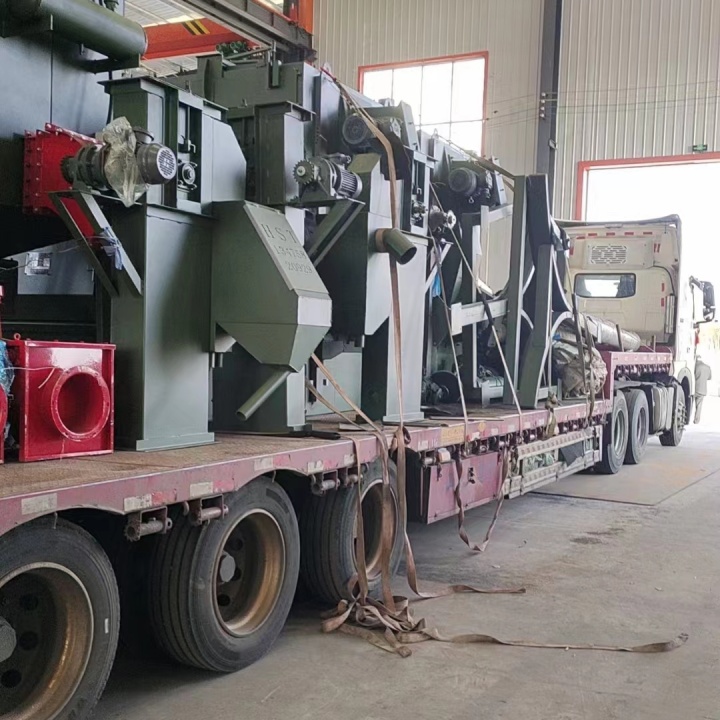 除锈抛丸机操作步骤视频_除锈抛丸机的作用和工作原理_橡胶履带式抛丸除锈机