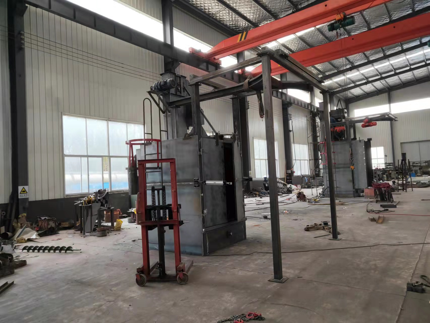 铜件打砂清理机_铜沙怎么分离_打砂机除锈