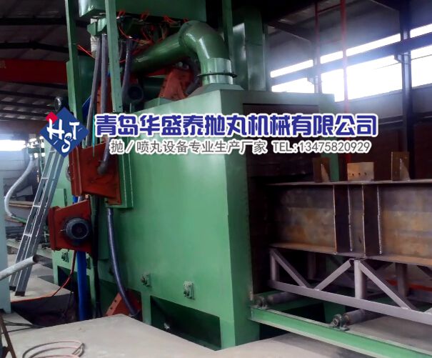 Q698型钢抛丸机安装于石家庄深泽县