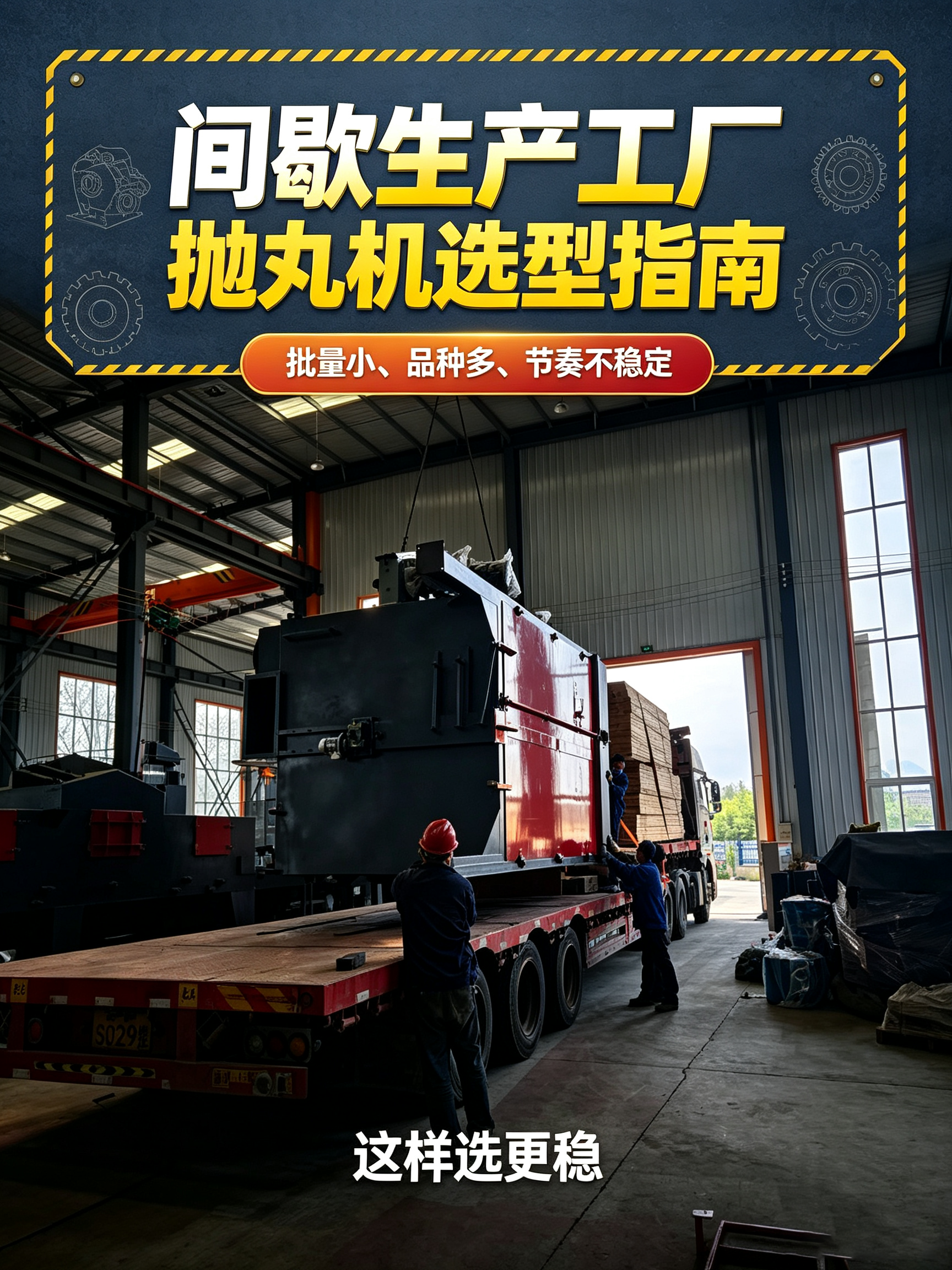 间歇生产工厂|抛丸机选型指南 .png 间歇生产工厂|抛丸机选型指南 .png